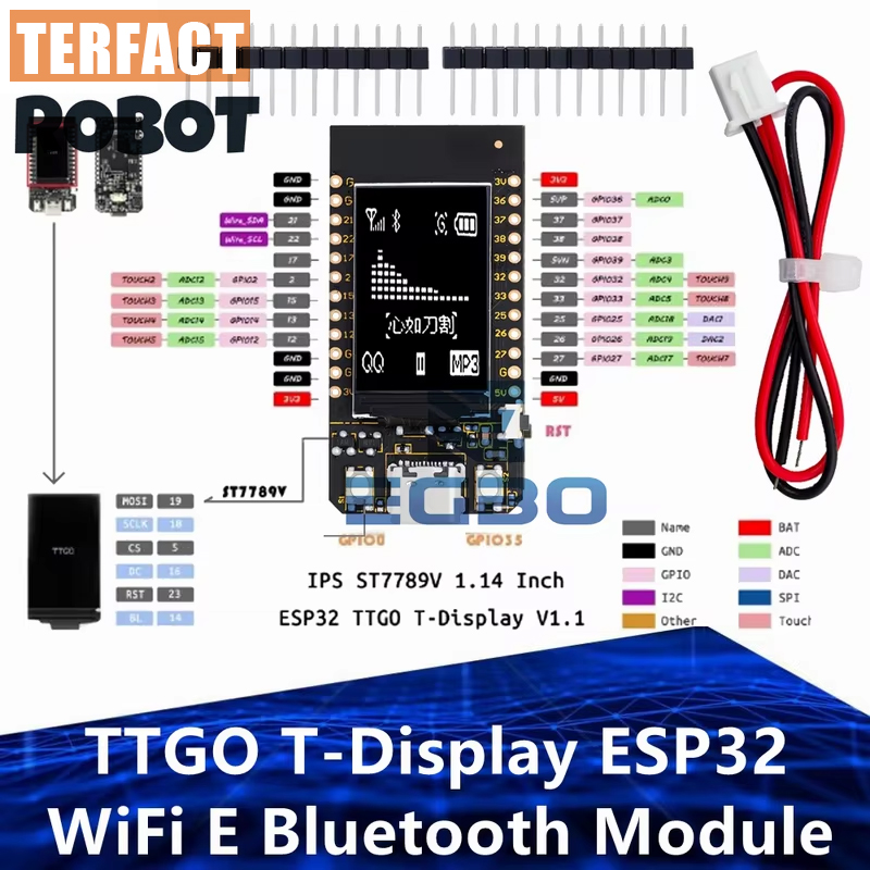 Ttgo Tdisplay - TTGO T-Display ESP32 WiFi ve Bluetooth