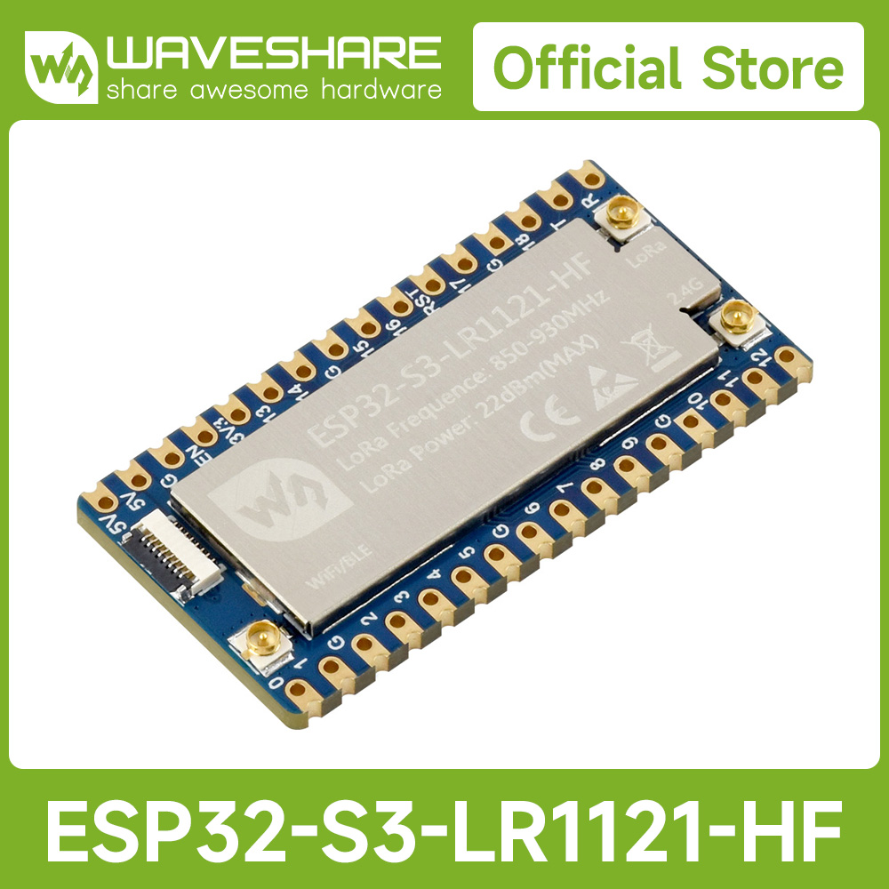 Waveshare Esp32 - Waveshare ESP32-S3 LoRa Geliştirme Kartı, LR1121
