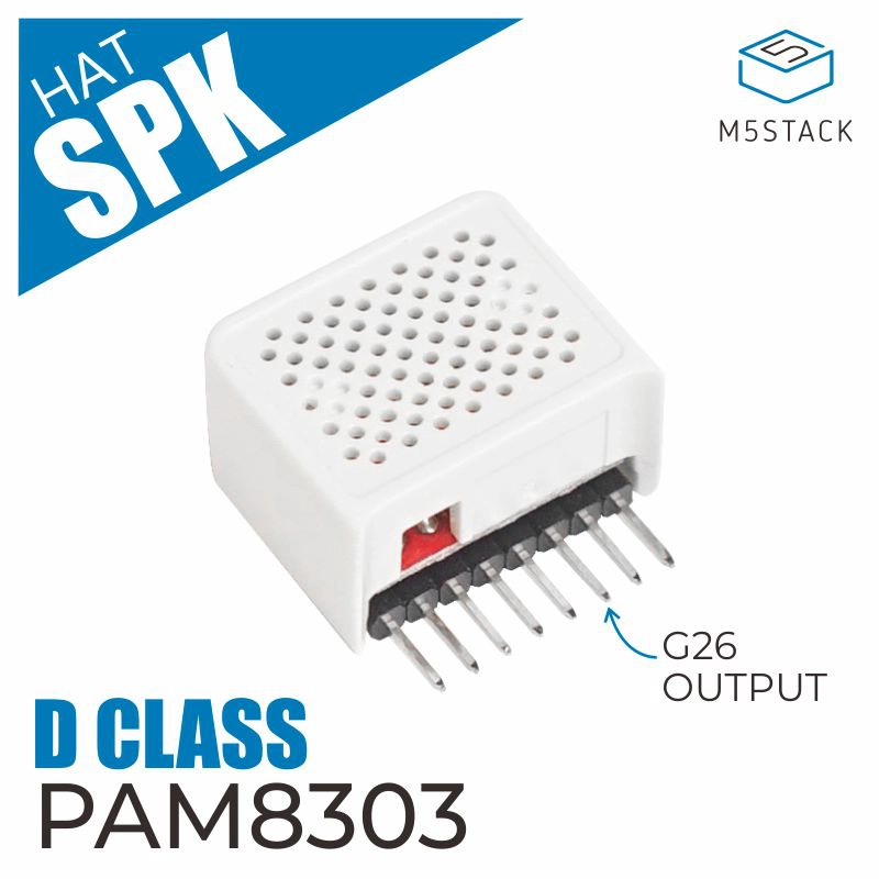 M5Stack Core2 - M5Stack Resmi M5StickC Hoparlör Şapkası (PAM8303)