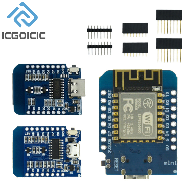 Wemos D1 Mini - D1 mini-mini NodeMcu 4M bayt Lua
