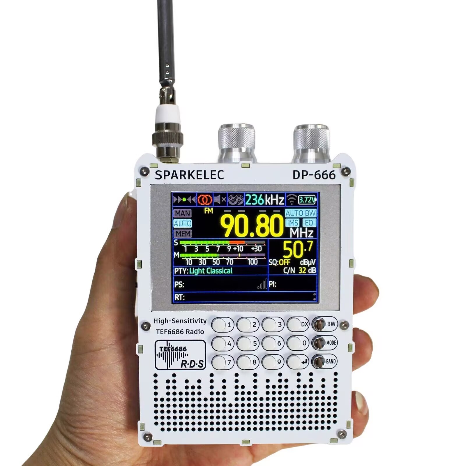 Devkitc - Yeni DP-666 TEF6686 Radyo Yüksek Hassasiyetli