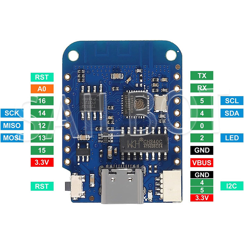 1-10 adet WeMos D1 Mini ESP826 - Wemos D1 Mini incelemesi ve fiyatı