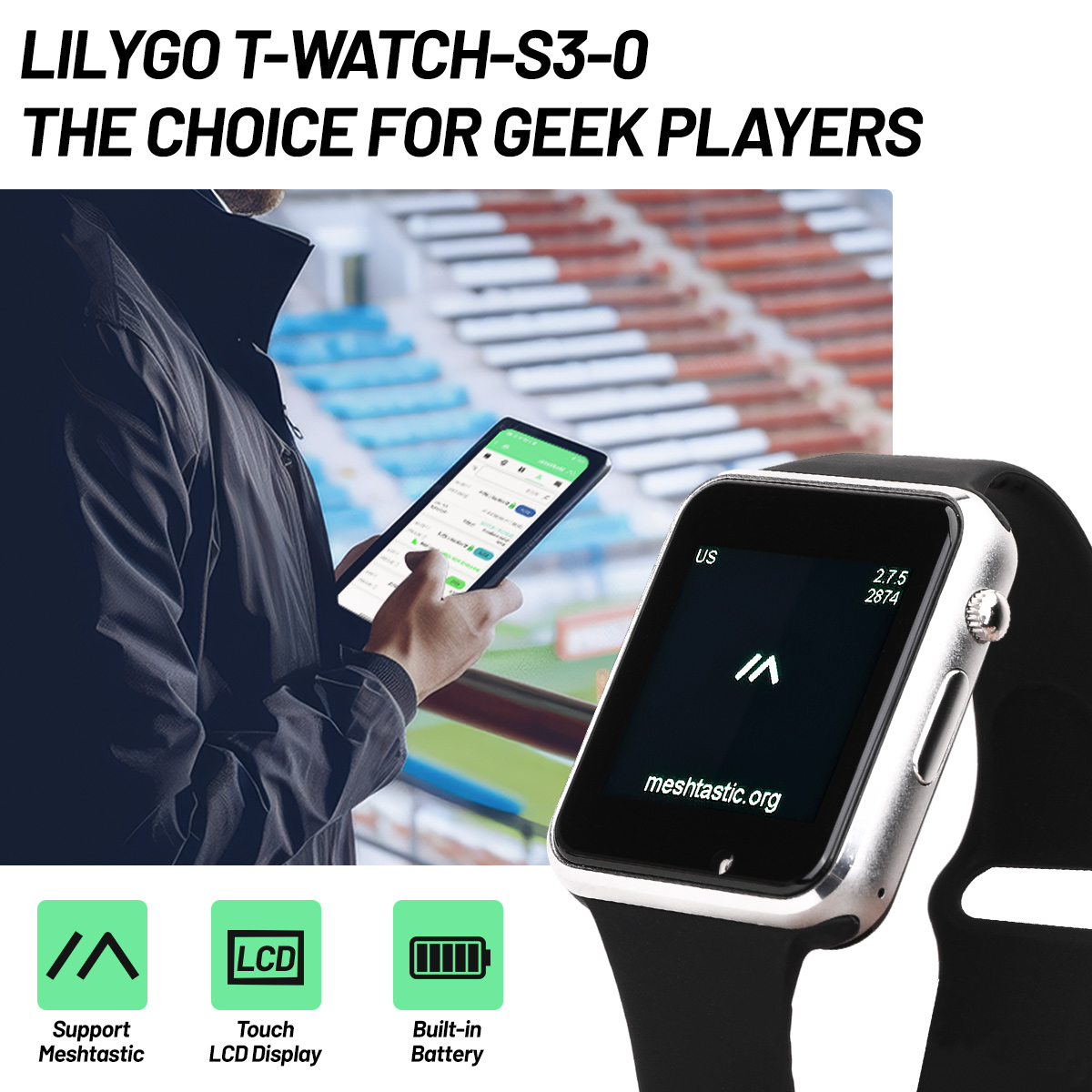 T-Watch-S3 ESP32-S3 Geliştirme - Ttgo T Watch incelemesi ve fiyatı