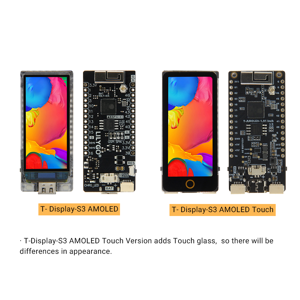 TTGO T-Display-S3 AMOLED ESP32 - Ttgo Tdisplay incelemesi ve fiyatı