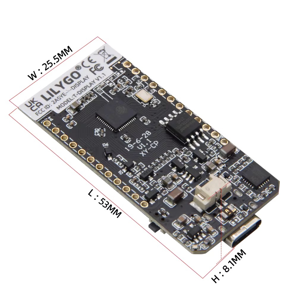 TTGO T-Display MCU32 1.14 İnç  - Ttgo Tdisplay incelemesi ve fiyatı