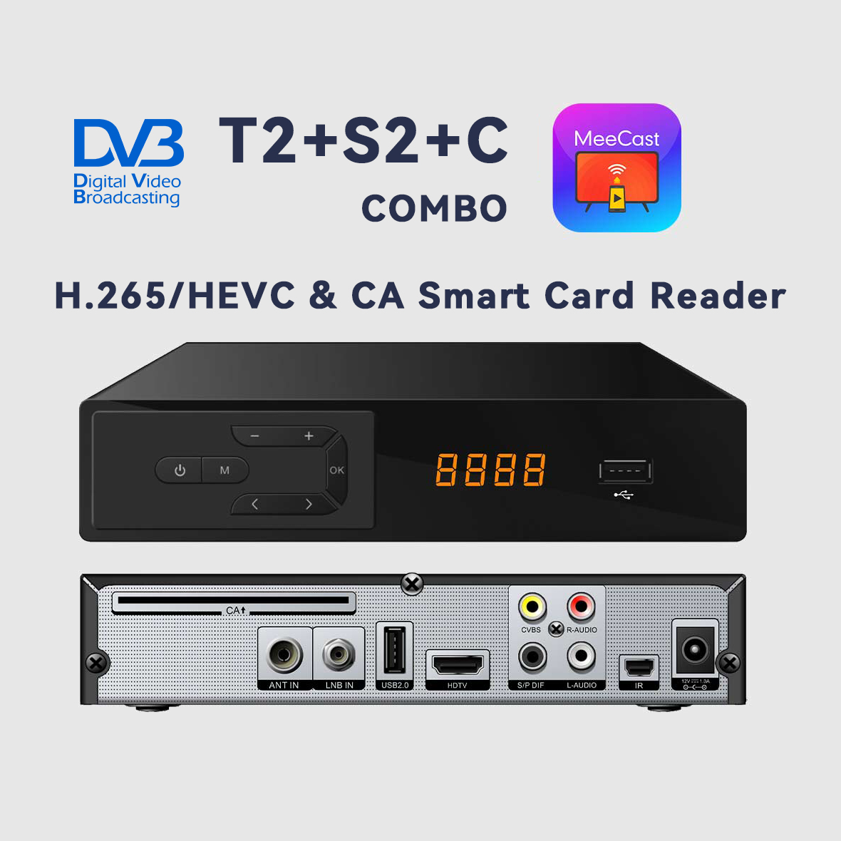 Meecast H.265 Uydu Alıcısı/Kab - Devkitc incelemesi ve fiyatı