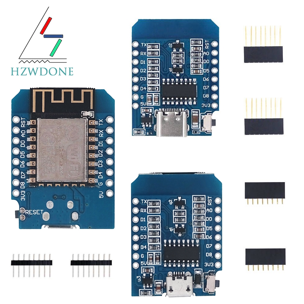 Tip-c mikro USB D1 Mini NodeMc - Nodemcuv2 incelemesi ve fiyatı