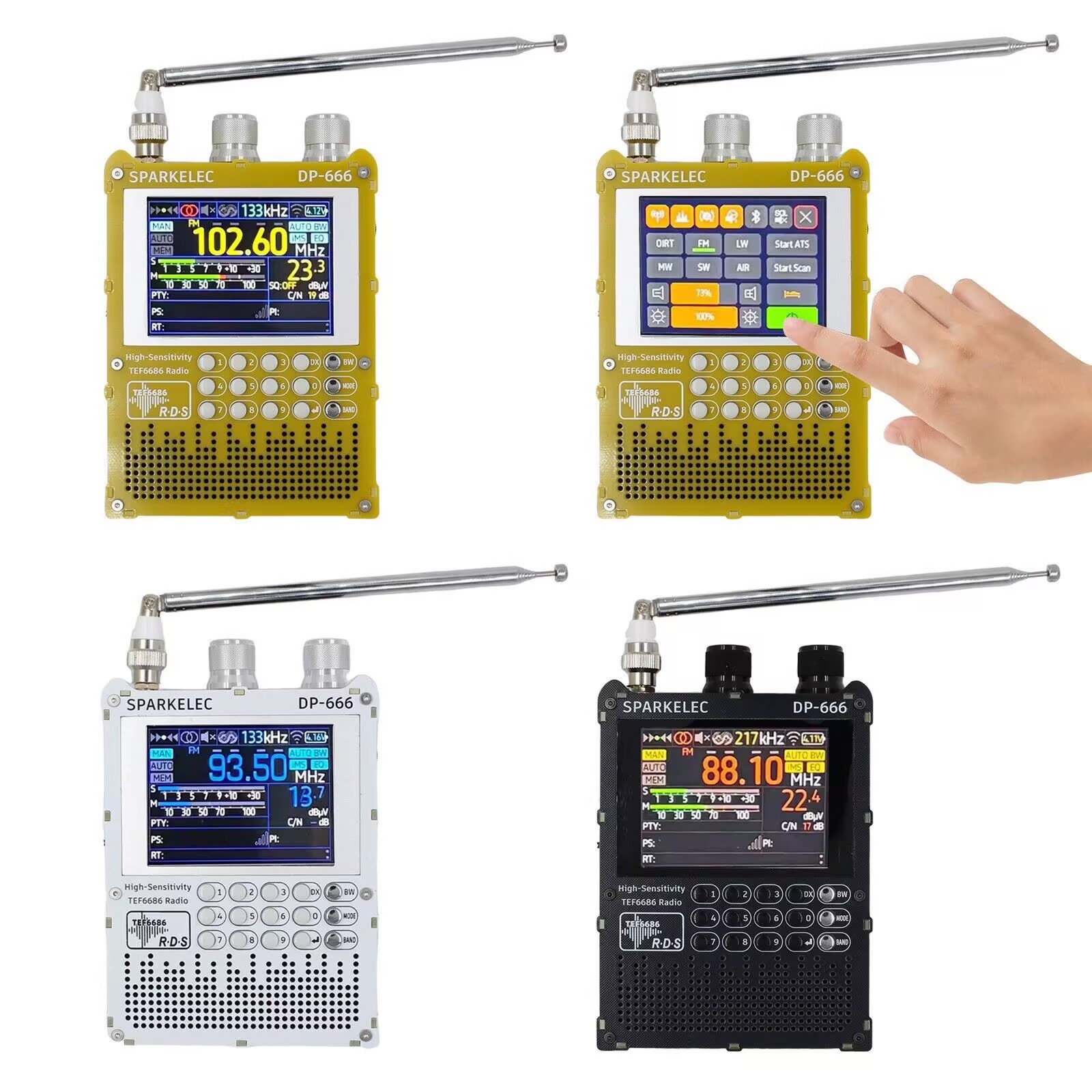 Yeni DP-666 TEF6686 Radyo Yüks - Devkitc incelemesi ve fiyatı