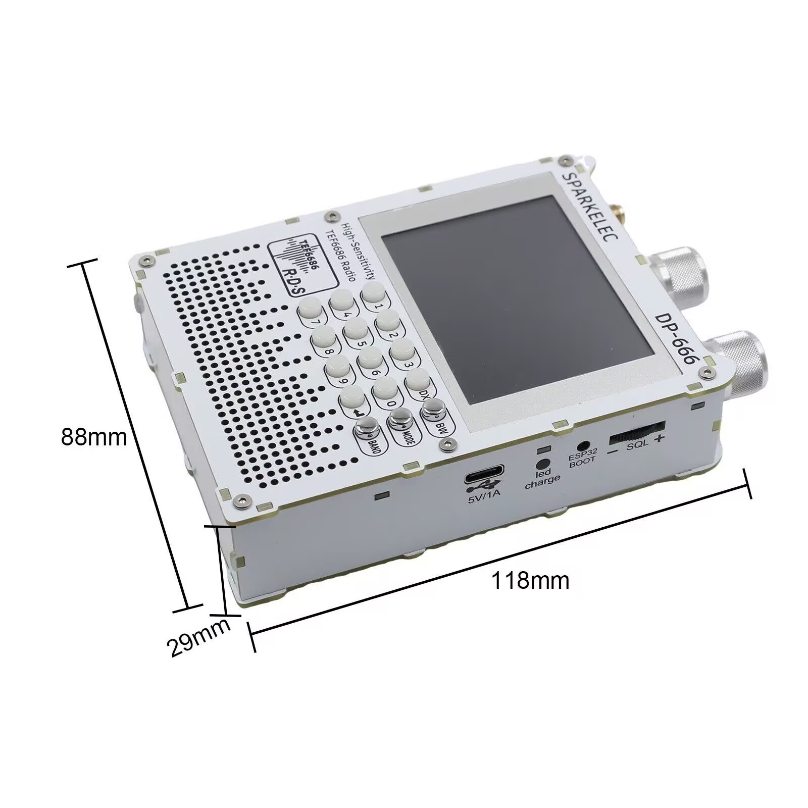 Yeni DP-666 TEF6686 Radyo Yüks - Devkitc incelemesi ve fiyatı